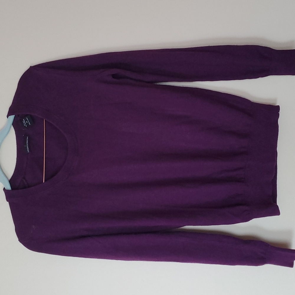 Silk cashmere mulberry sweater